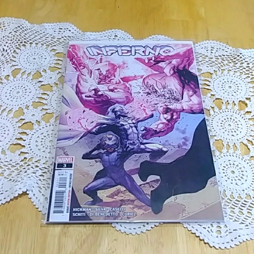Sleeved Comic Book, Marvel 3 Inferno Rated T+